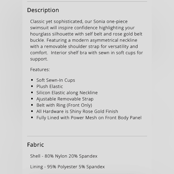 🏖️ Lysa Sonia Swimsuit🏖️ NEW - Picture 16 of 16